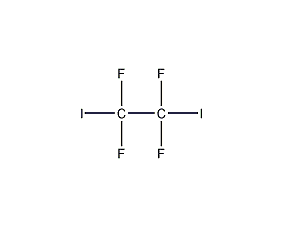 1,2-二碘四氟代乙烷结构式