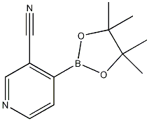 3-氰基吡啶-4-硼酸频哪醇酯结构式