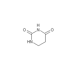 5,6-二氢尿嘧啶结构式