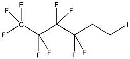 1H,1H,2H,2H-全氟碘代己烷结构式