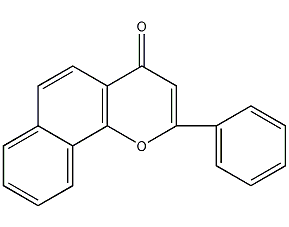 α-萘黄酮结构式