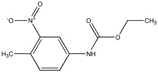 N-乙氧羰基-3-硝基对甲苯胺结构式