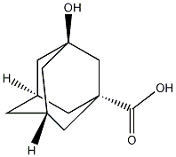 3-羟基金刚烷-1-羧酸结构式