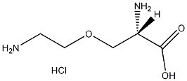O-(2-氨乙基)-L-丝氨酸盐酸盐结构式