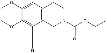 1-Cyano-2-ethoxycarbonyl-6,7-dimethoxy-1,2,3,4-tetrahydroisoquinoline