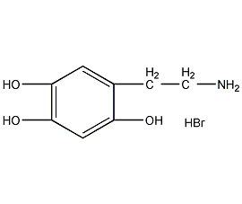 6-羟基多巴胺合溴化氢结构式