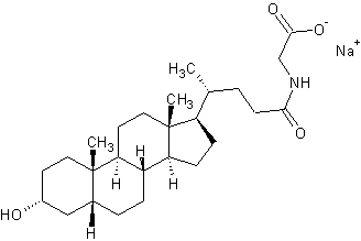 Glycolithocholic acid sodium salt