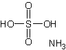 硫酸氢氨结构式