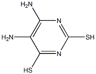 4,5-二氨基-2,6-二巯基嘧啶结构式