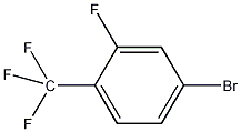 4-溴-2-氟-三氟甲苯结构式