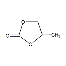 1,2-丙二醇碳酸酯结构式