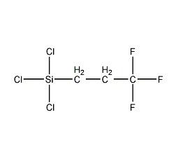 (3,3,3-三氟丙基)三氯硅烷结构式