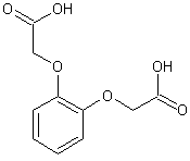 儿茶酚-O,O'双乙酸结构式