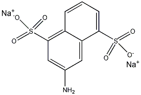 3-氨基-1,5-萘二磺酸二钠盐结构式