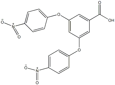 3,5-二(4-硝基酚氧)苯甲酸结构式