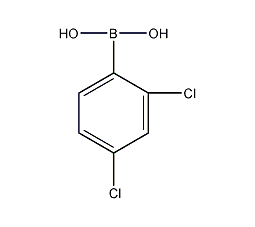 2,4-二氯苯硼酸结构式