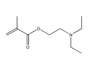 甲基丙烯酸二乙氨基乙酯结构式