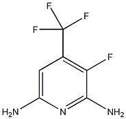 2,6-二氨基-3-氟-4-(三氟甲基)吡啶结构式