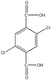 2,5-二氯对二苯甲酸结构式