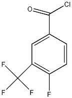 4-氟-3-(三氟甲基)苯甲酰氯结构式