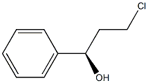 (R)-(+)-3-氯-1-苯基-1-丙醇结构式