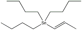 三正丁基(1-丙烯基)锡结构式