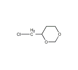 4-(氯甲基)-1,3-二噁烷结构式