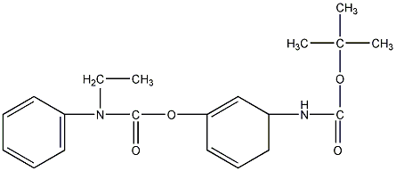 棉胺宁结构式