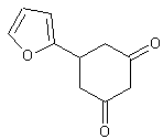 5-(2-呋喃基)-1,3-环己二酮结构式