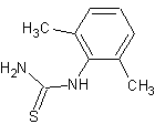 1-(2,6-二甲苯基)硫脲结构式