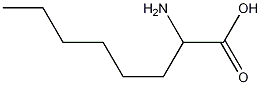 DL-2-氨基辛酸结构式