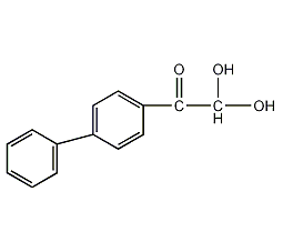 联苯-4-乙二醛水合物结构式