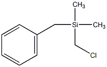 苯甲基(氯甲基)二甲基硅烷结构式