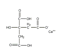 1,2,3-丙烷三羧酸二羟基钙盐结构式