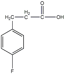 3-(4-氟苯基)丙酸结构式