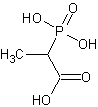 2-膦酰基丙酸结构式