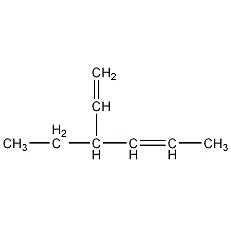 3-乙基-1,4-己二烯结构式