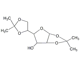 1,2:5,6-双邻异亚丙基-ALPHA-D-异构呋喃糖结构式