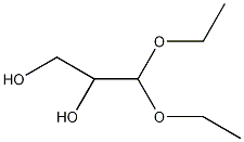 DL-甘油醛酸二乙酯结构式