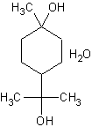 p-薄荷玩-1,8-二醇单水结构式