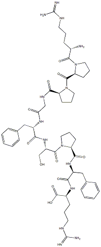 缓激肽乙酸盐结构式