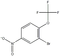 2-溴-4-硝基-1-(三氟甲氧基)苯结构式