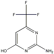 2-氨基-4-羟基-6-三氟甲基嘧啶结构式