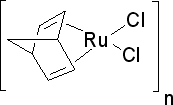 (二环[2.2.1]庚-2,5-二烯)二氯钌(II)聚合物结构式