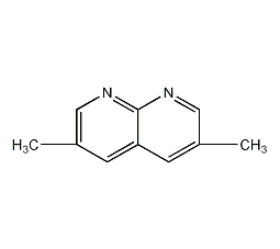 3,6-二甲基-1,8-萘啶结构式