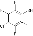4-氯-四氟苯硫酚结构式