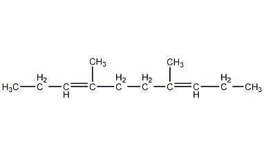 (3Z)-4,8-二甲基-3,7-壬二烯-1-醇结构式