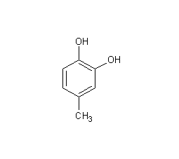 4-甲基邻苯二酚结构式