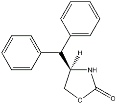 (R)-(+)-4-(二苯基甲基)-2-恶唑烷酮结构式
