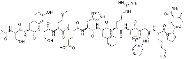 α-促黑激素结构式